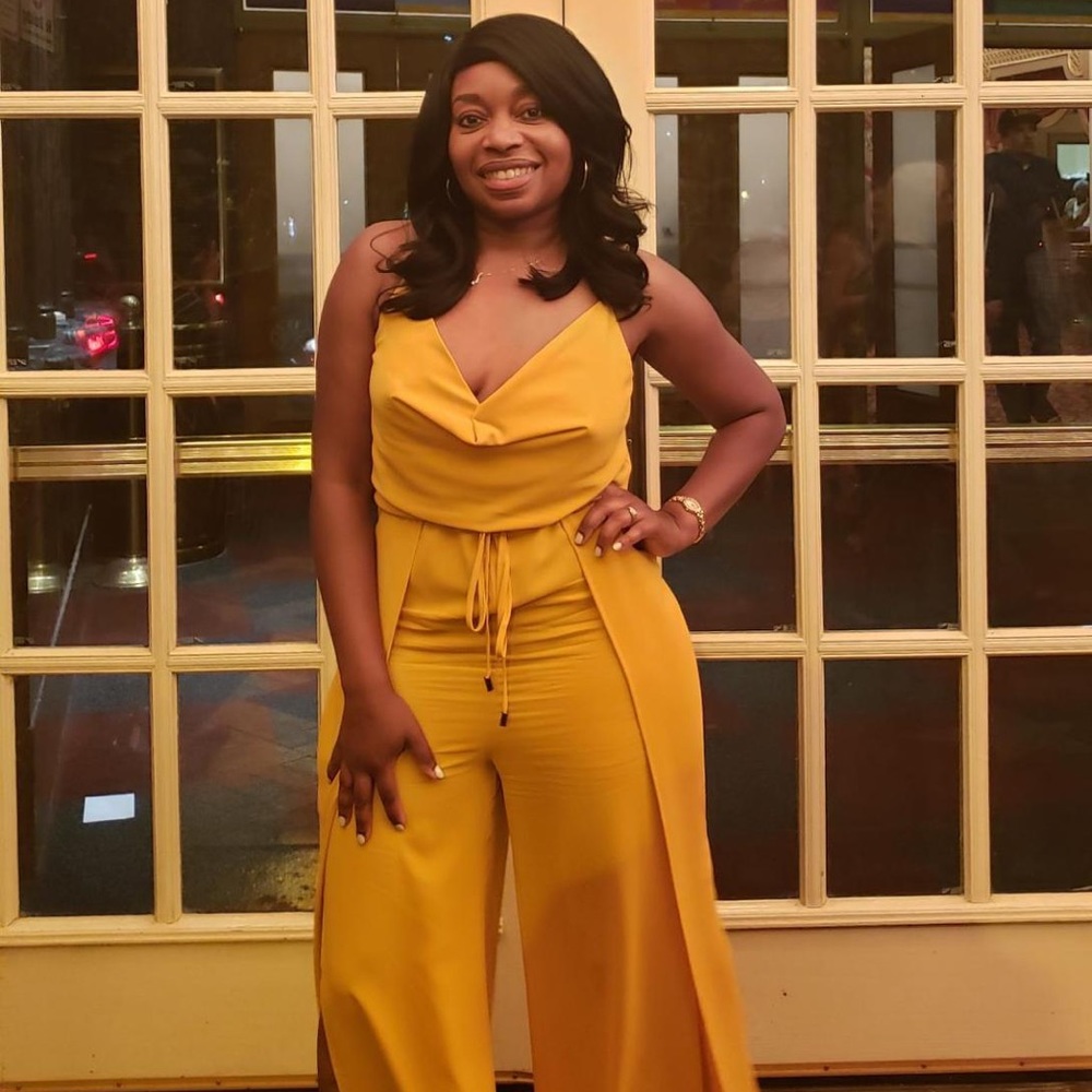 Mustard Yellow Sexy Jumpsuit